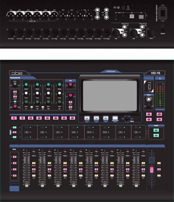 OBE HD-16调音台