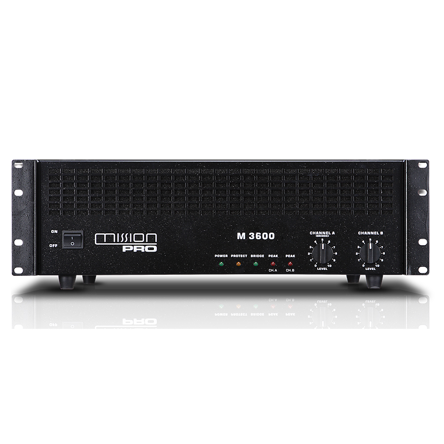 MISSION美声M3600两通道功放800W×2