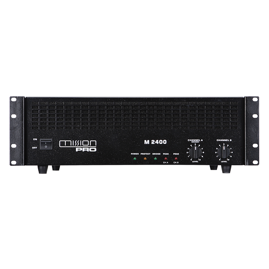 MISSION美声M2400两通道功放550W×2