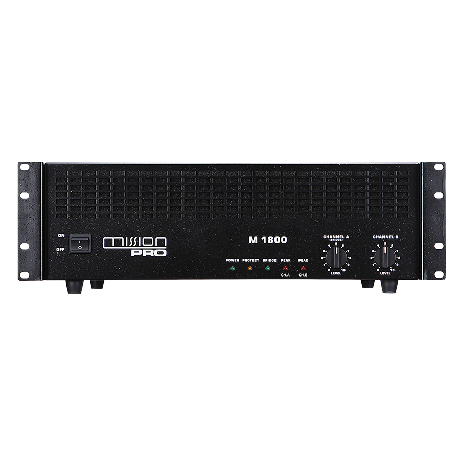 MISSION美声M1800两通道功放550W×2