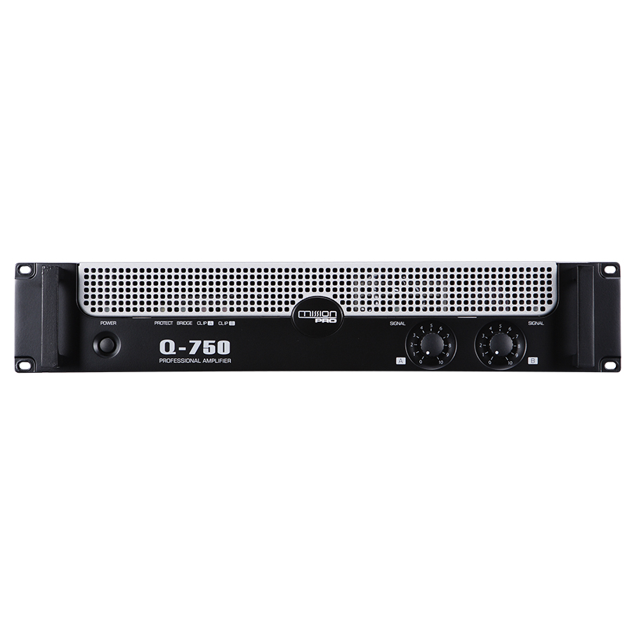 MISSION美声Q-750两通道功放500W×2/8Ω